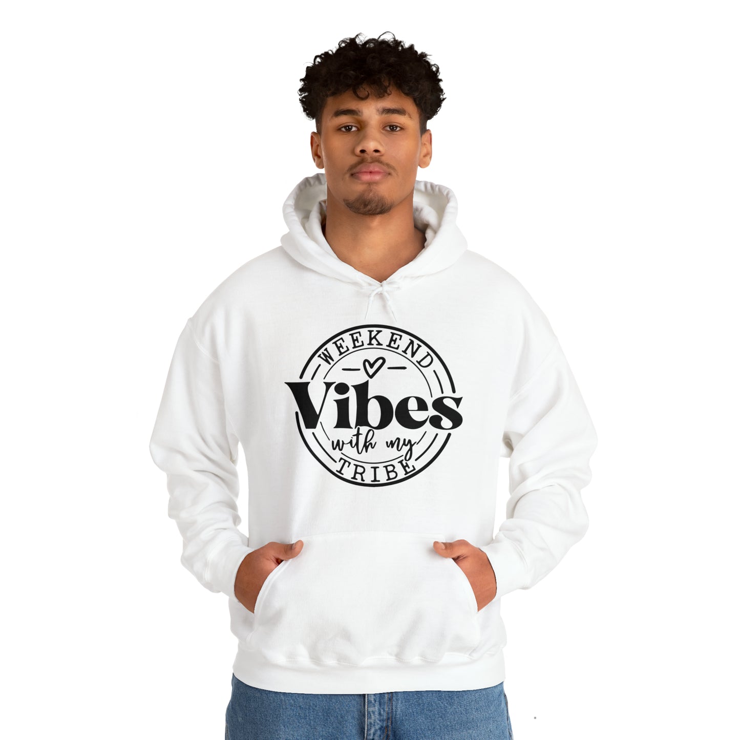 Vibes with my Tribe-Unisex Heavy Blend™ Hooded Sweatshirt