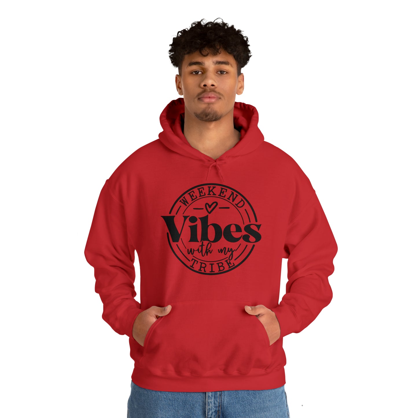 Vibes with my Tribe-Unisex Heavy Blend™ Hooded Sweatshirt