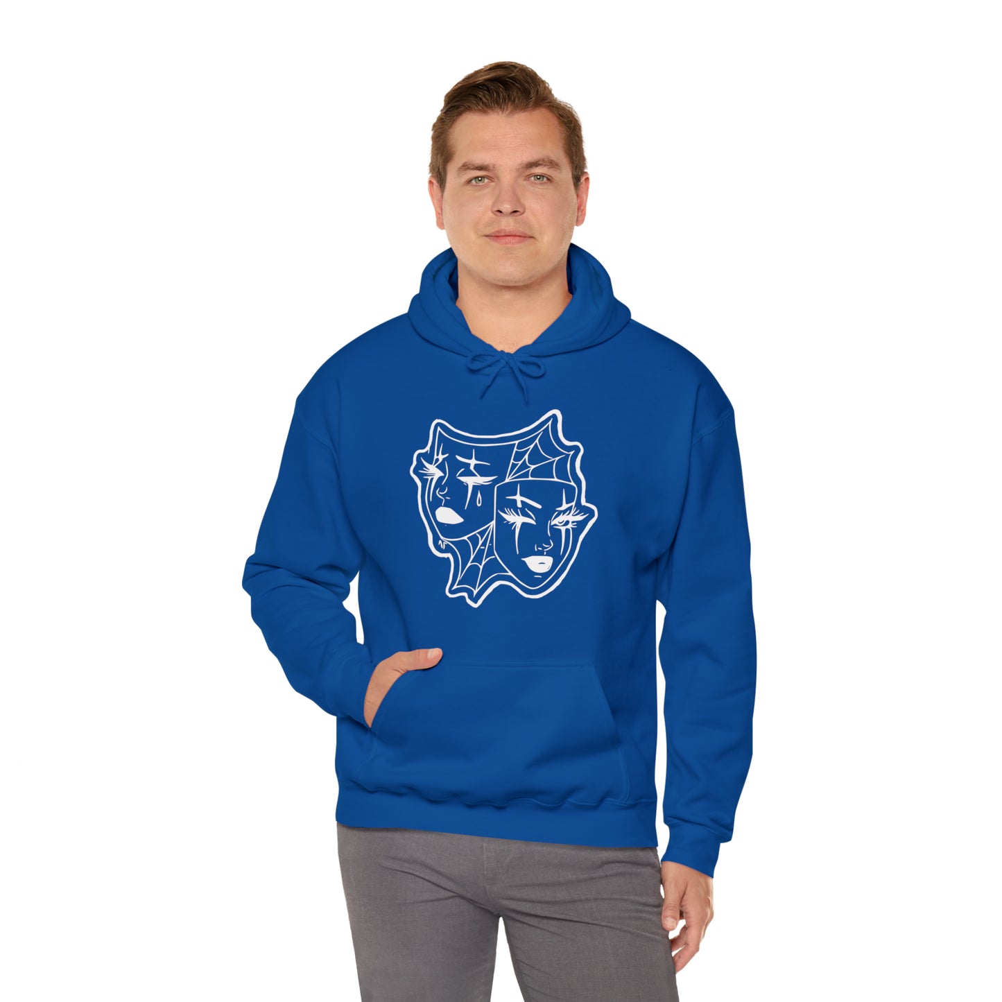 Faces - Unisex Heavy Blend™ Hooded Sweatshirt