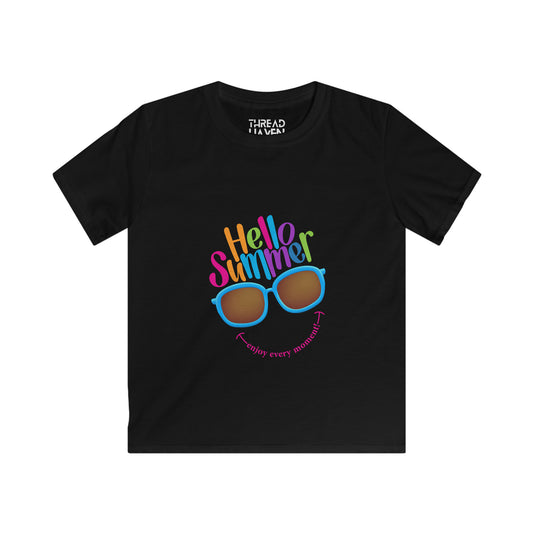 Hello Summer - Kids Softstyle Tee