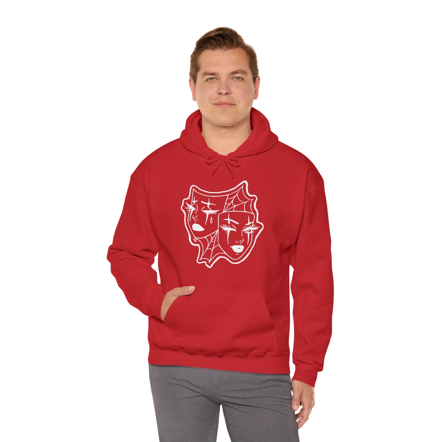 Faces - Unisex Heavy Blend™ Hooded Sweatshirt